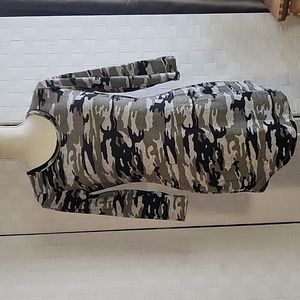 Bobbie Brooks ladies Size S- Women's Green Camo Scoopneck Shirt Dress